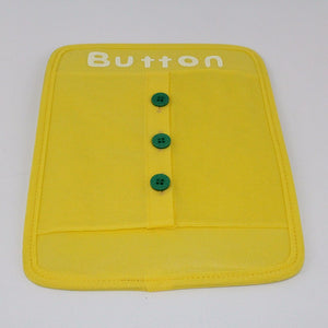 Zip Snap Button Buckle Lace Tie Early Education Preschool Toy