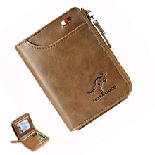 Load image into Gallery viewer, LEATHER RFID BLOCKING WALLET