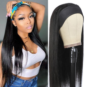 THROW ON & GO | AFFORDABLE HEADBAND WIG ( COMES WITH FREE TRENDY HEADBAND)